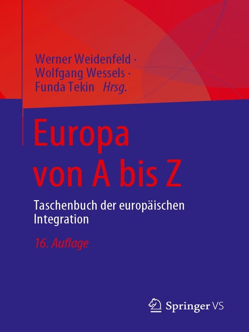 Title details for Europa von a bis Z by Werner Weidenfeld - Available